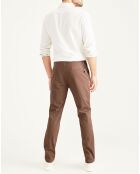 Pantalon Smart 360 Flex Alpha Khaki Skinny café