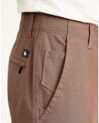 Pantalon Smart 360 Flex Alpha Khaki Skinny café