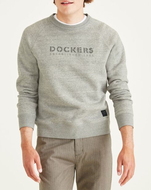 Sweat Icon Crewneck gris chiné