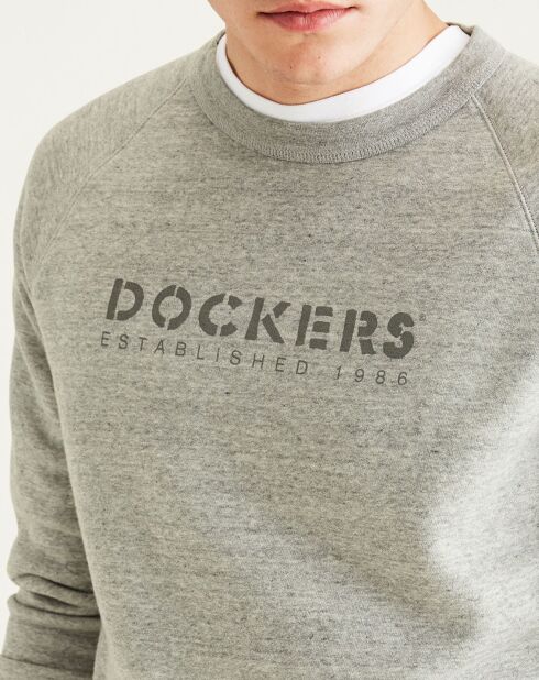 Sweat Icon Crewneck gris chiné