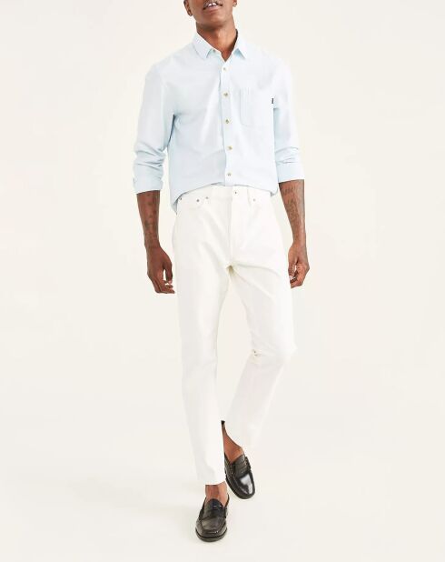 Pantalon Smart 360 Flex 5 Pocket Slim Fit écru