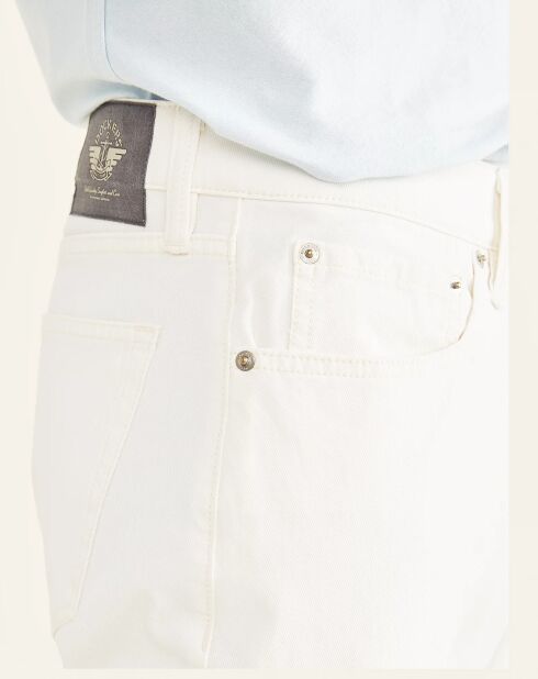 Pantalon Smart 360 Flex 5 Pocket Slim Fit écru