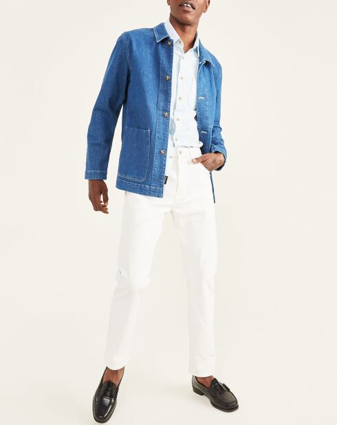 Pantalon Smart 360 Flex 5 Pocket Slim Fit écru
