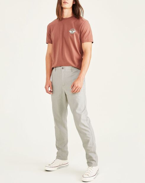 Pantalon Alpha Icon Tapered gris pâle