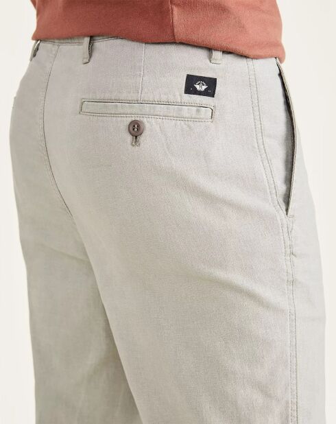 Pantalon Alpha Icon Tapered gris pâle