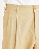 Bermuda en Lin & Coton Original beige foncé