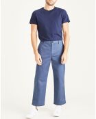 Pantalon Cropped bleu moyen