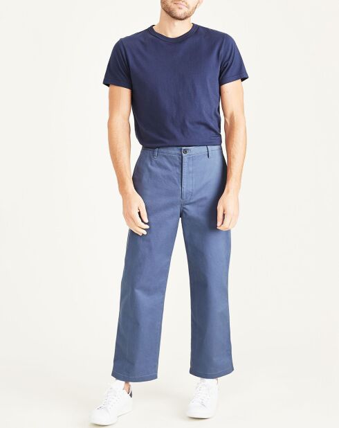 Pantalon Cropped bleu moyen