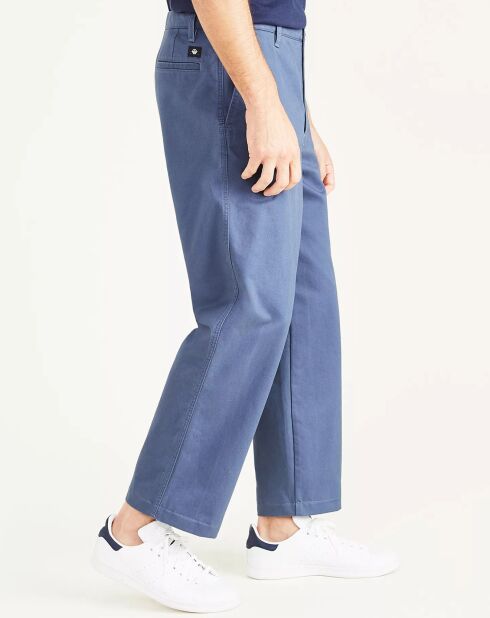 Pantalon Cropped bleu moyen