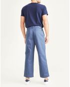 Pantalon Cropped bleu moyen