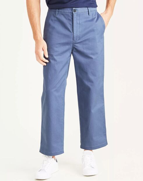 Pantalon Cropped bleu moyen