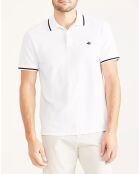 Polo Piqué Slim Fit blanc