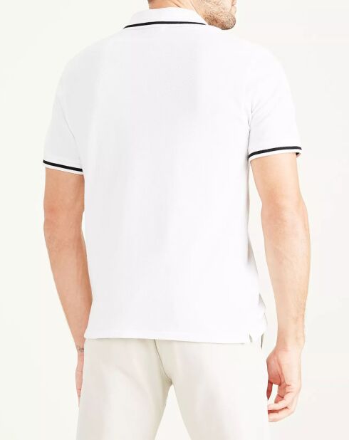 Polo Piqué Slim Fit blanc