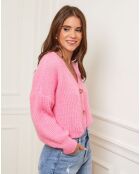 Gilet Maud rose