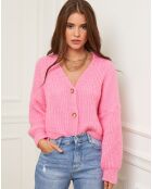 Gilet Maud rose
