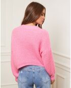 Gilet Maud rose