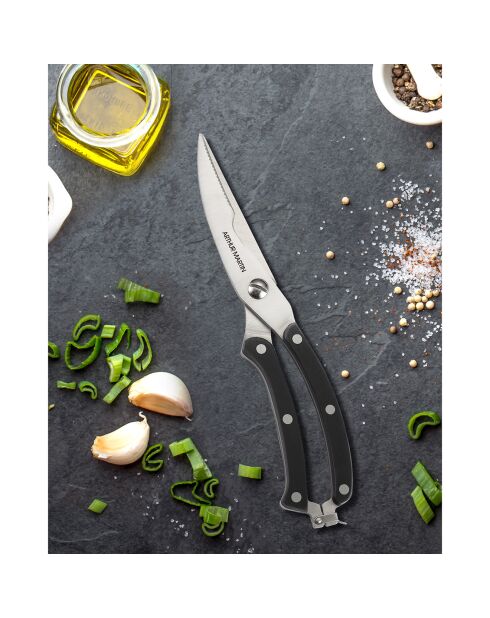 Geflügelschere schwarz/grau