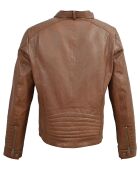 Veste en Cuir Bilbon cognac