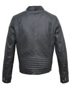 Veste en Cuir Bilbon marine