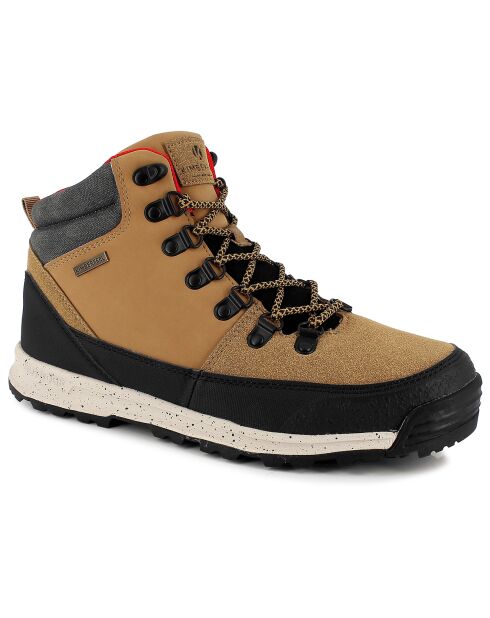 Boots Serkan camel/noir/rouge