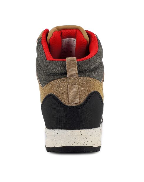 Boots Serkan camel/noir/rouge