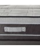 Ensemble matelas Divin + sommier en bois gris/blanc - 90x200 cm