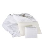 Elegance, 5-teiliges Schlafset, 90 x 200 cm, Weiß