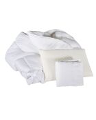 Elegance, 5-teiliger Schlafsack, 90 x 190 cm, Weiß