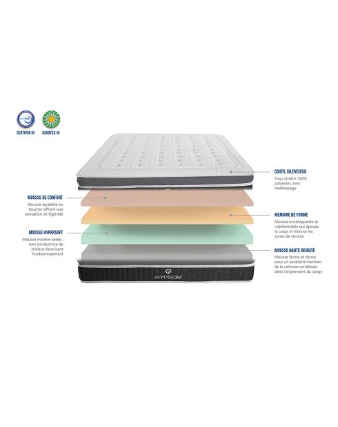 Elegance, 5-teiliges Schlafset, 90 x 200 cm, Weiß