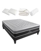 Elegance 6-teiliges Schlafset, 180 x 200 cm, weiß