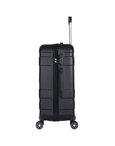 Valise Cabine 4 doubles roues Endeavour 55 cm noire