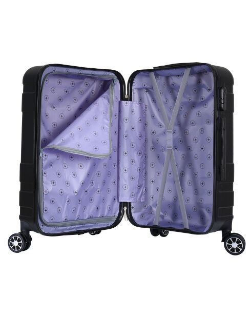 Valise Cabine 4 doubles roues Endeavour 55 cm noire