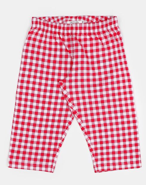 Piratenpyjama Lou Lou Lovely frambozenroze/wit