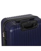 3 koffers 4 dubbele wielen Enterprise 55/65/75 cm marineblauw