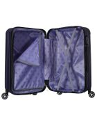 3 koffers 4 dubbele wielen Enterprise 55/65/75 cm marineblauw