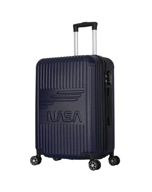Valise Cabine 4 doubles roues Enterprise 55 cm bleu marine