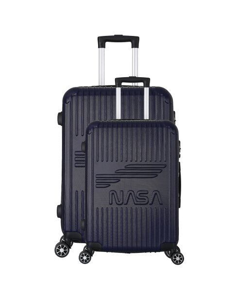 Maleta Enterprise Cabin con 4 ruedas dobles, 55 cm, azul marino