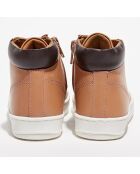 Baskets en Cuir Gabin camel