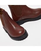 Chelsea boots en Cuir Poussin marron