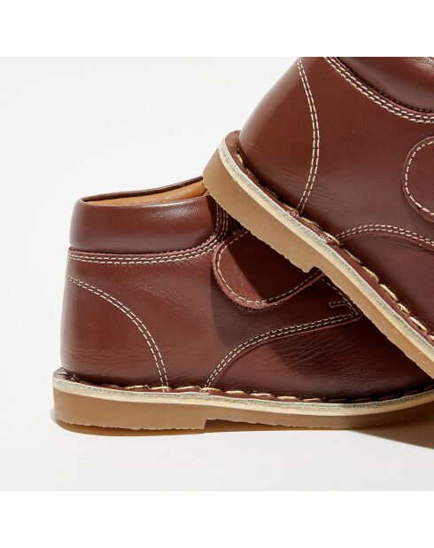 Stivaletti Pipou in pelle marrone