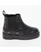 Chelsea boots en Cuir Superstar noires