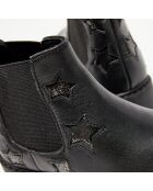 Chelsea boots en Cuir Superstar noires