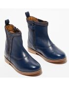 Bottines en Cuir Lilou marine