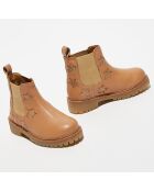 Chelsea boots en Cuir Superstar camel