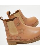 Chelsea boots en Cuir Superstar camel