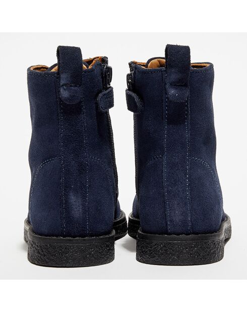 Bella Marine fluwelen leren laarzen