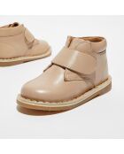 Stivaletti in pelle Pipou beige