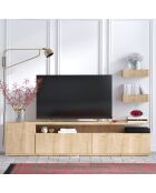 Porta TV Alika in legno - 180x45x35 cm