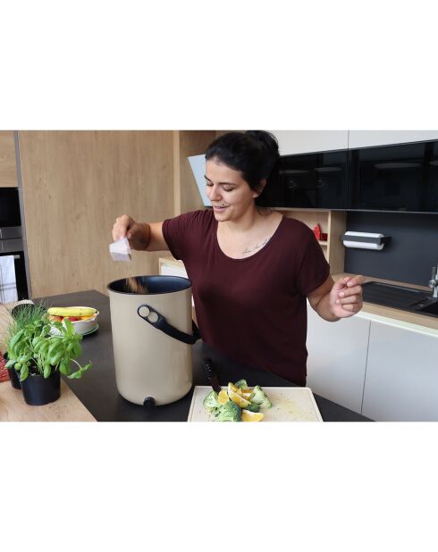 Composteur Bokashi Organko +1 kg d'activateur capuccino - 9.6L