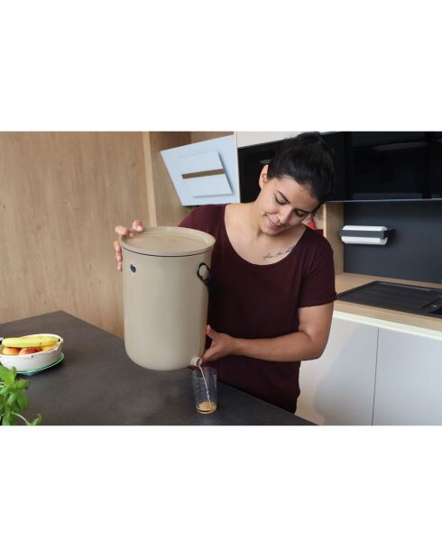 Composteur Bokashi Organko +1 kg d'activateur capuccino - 9.6L
